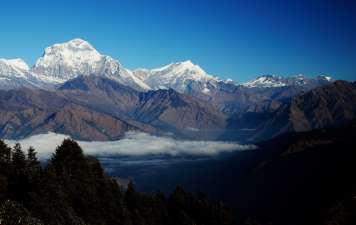 Himalayan View from Ghorepani- Poon Hill