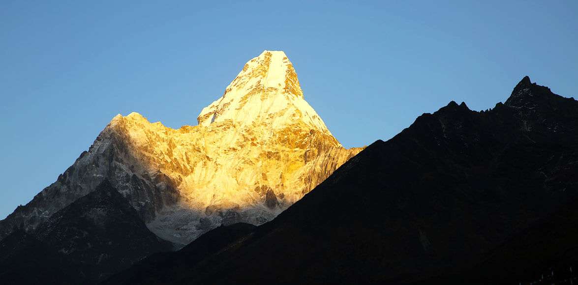 Amadablam View on Amadablam Base Camp Trek