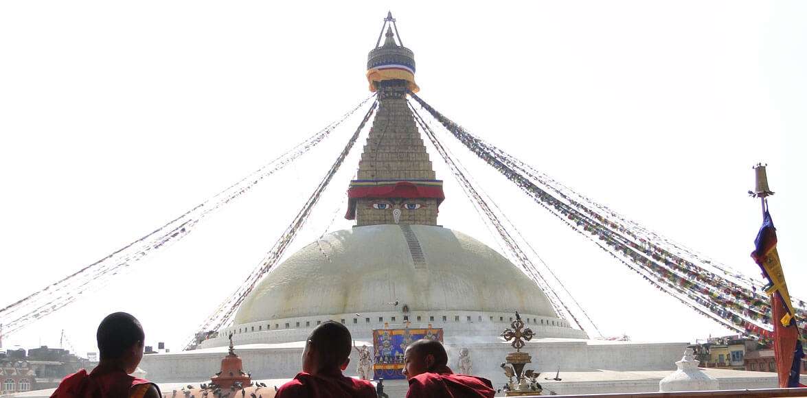 Bouddhanath Stupa in Kathmandu