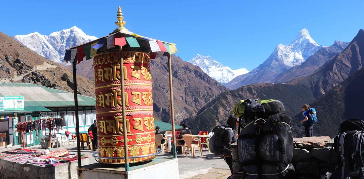 Himalayan View on EBC Trail