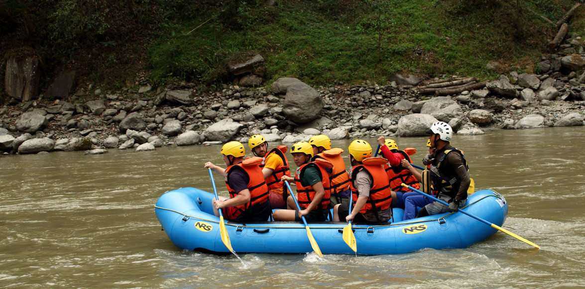 Rafting in Honey moon in Nepal