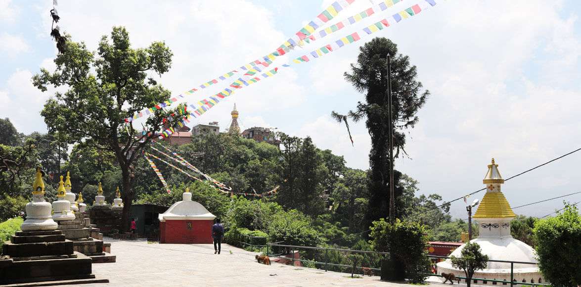 Monkey temple in Kathmandu