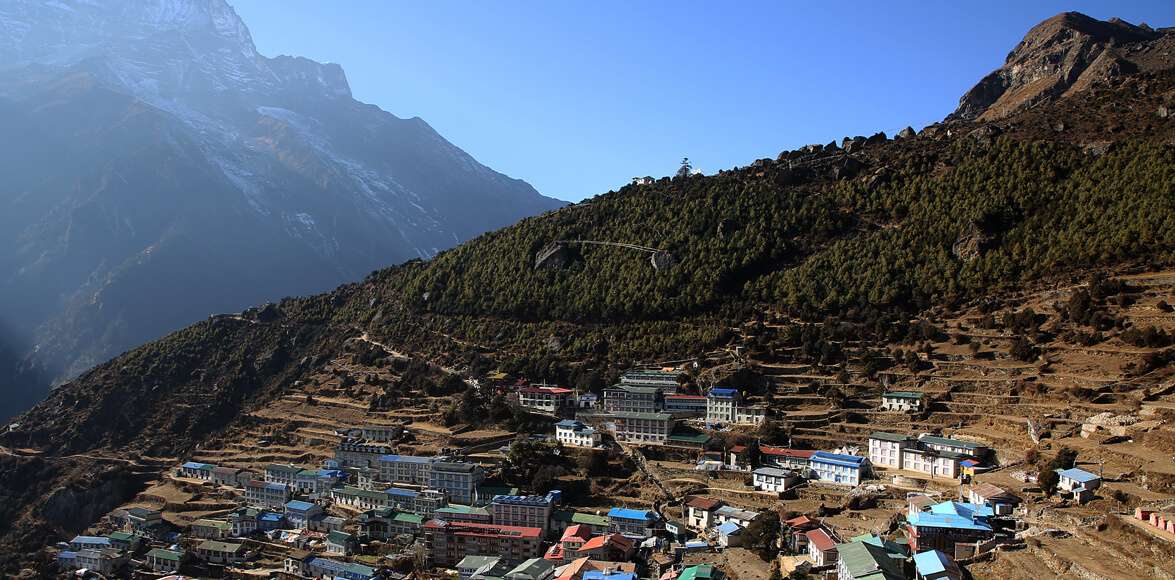 The Namche Bazaar