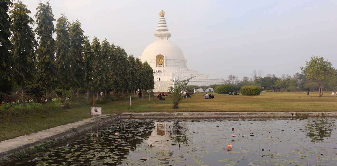 Peace Stupa in Lumbini