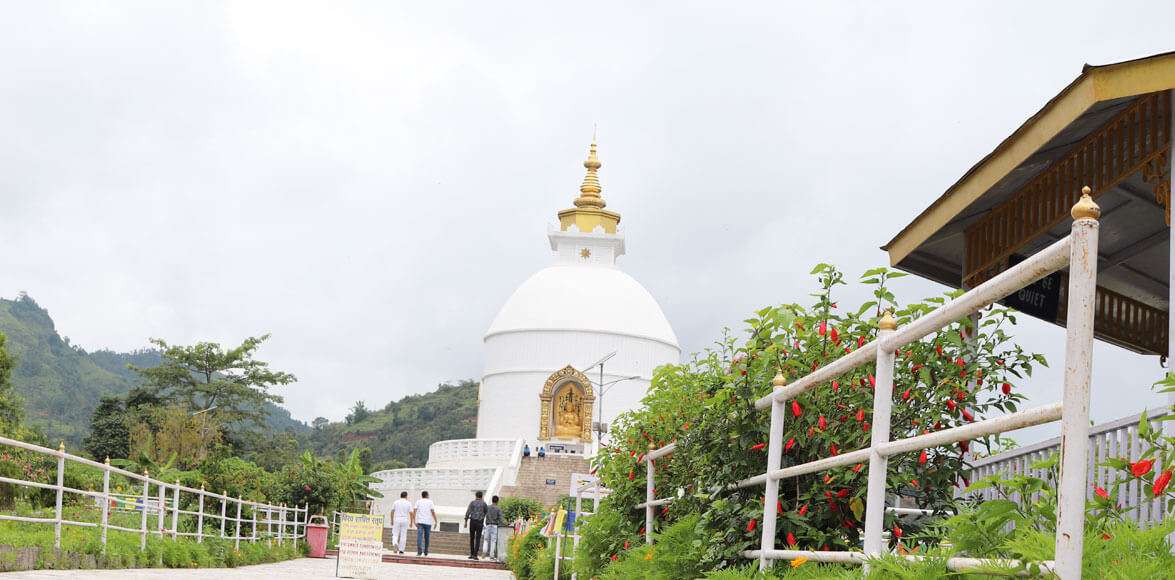 Pease stupa in Pokhara