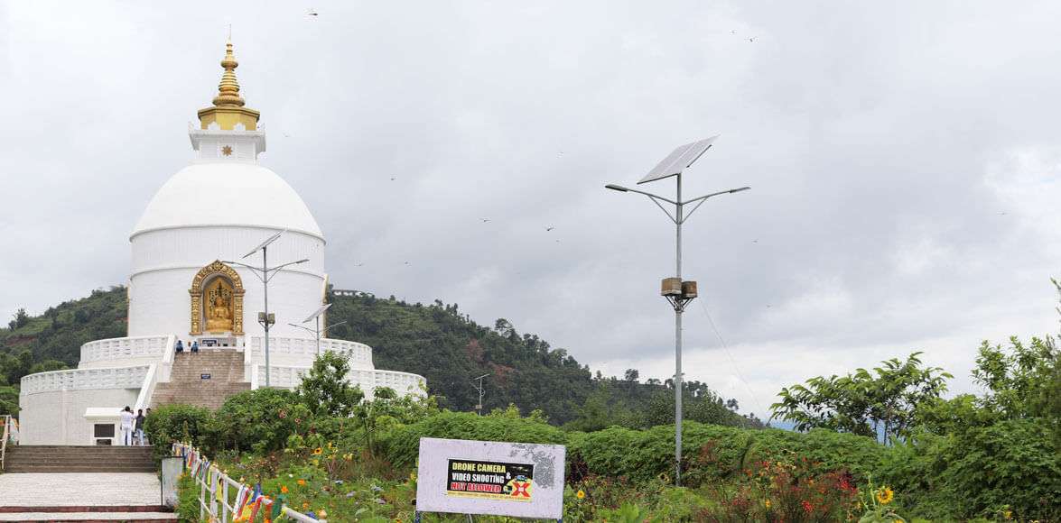 Peace Stupa in Pokhara