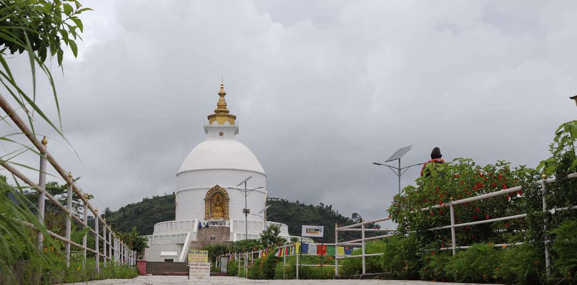 Peace Stupa in Pokhara