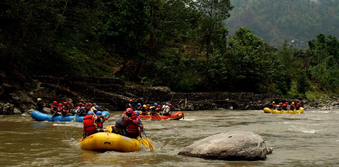 Rafting in Trisuli River