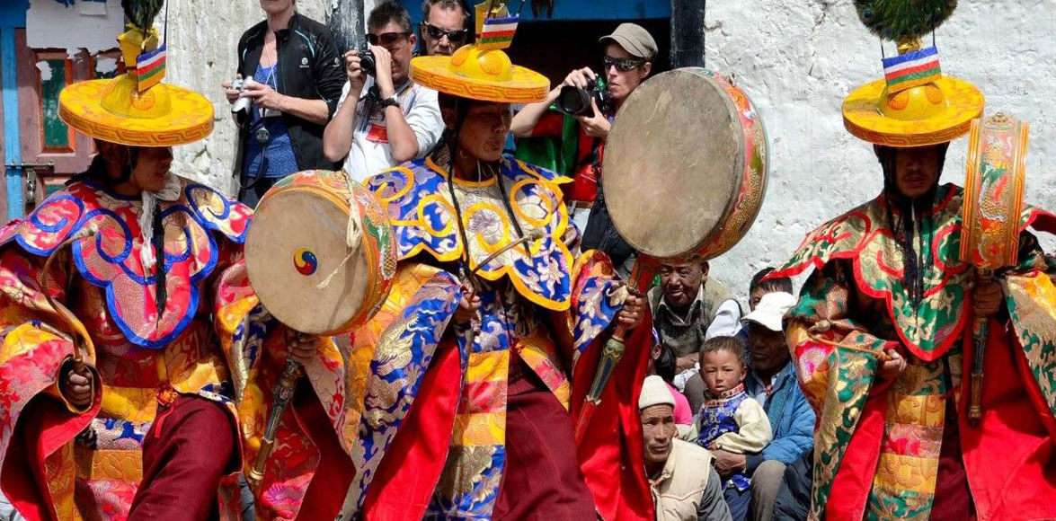 Tiji Festival Celebrations on Tiji Festival Trek