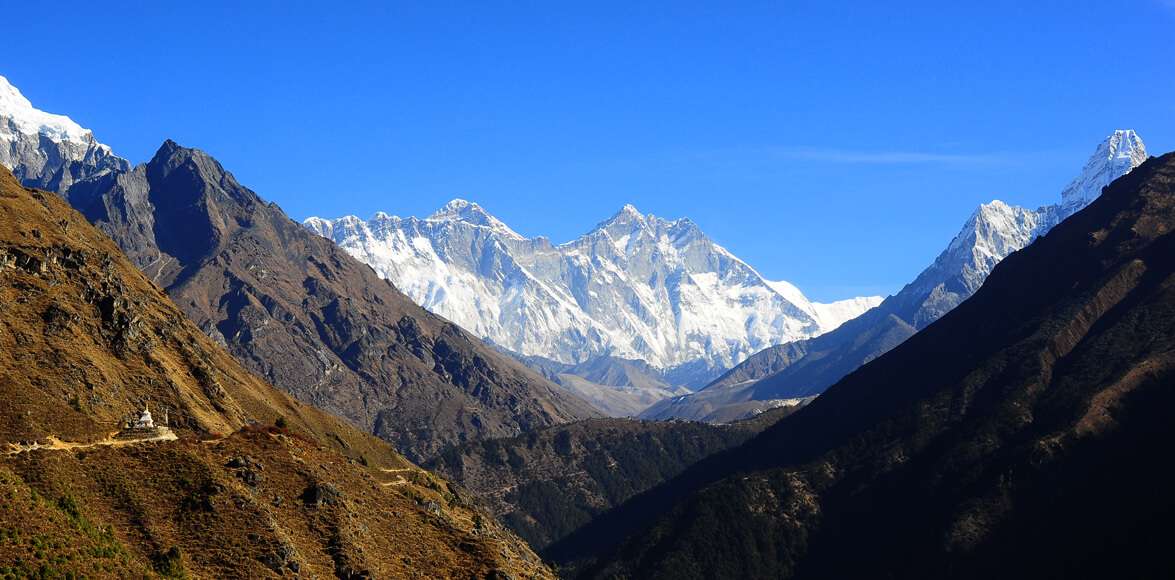 Great view on island Peak Climbing