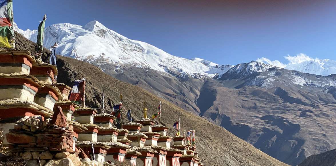 Himalayan View on Narphy Valley Trekking